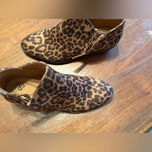 Kohl's Brown Leopard Ankle Booties